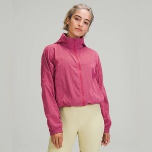 Lululemon Lightweight Hooded Jacket in Pink Lychee Like New